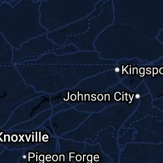 Hawkins County, TN Map