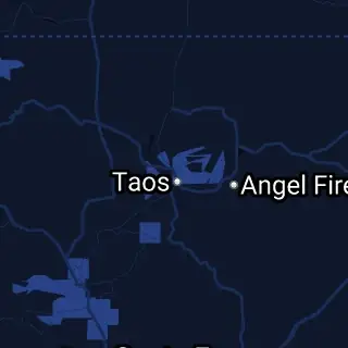 Taos County, NM Map