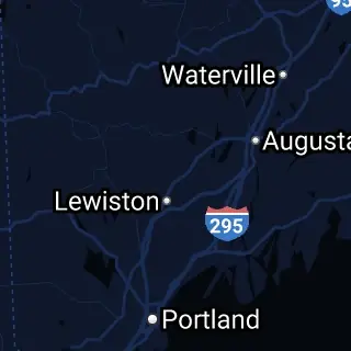 Androscoggin County, ME Map