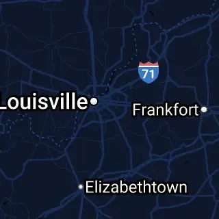 Jefferson County, KY Map