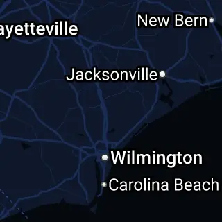 Pender County, NC Map
