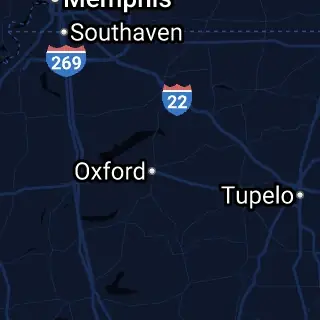 Lafayette County, MS Map