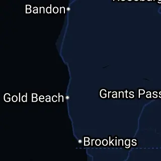 Curry County, OR Map