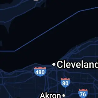 Cuyahoga County, OH Map