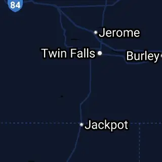Twin Falls County, ID Map