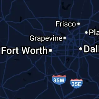 Tarrant County, TX Map