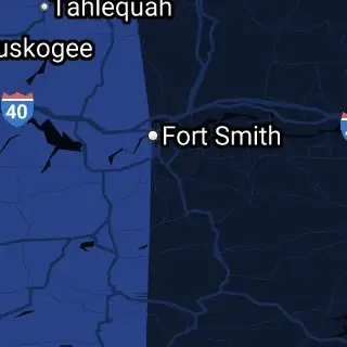 Sebastian County, AR Map