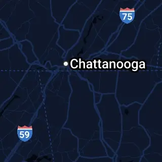 Catoosa County, GA Map