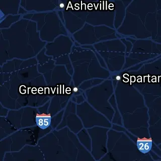 Greenville County, SC Map