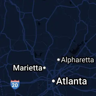 Cherokee County, GA Map