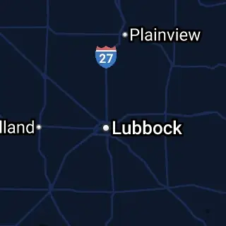 Lubbock County, TX Map