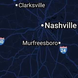 Williamson County, TN Map