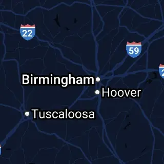 Jefferson County, AL Map