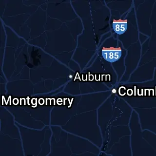 Lee County, AL Map
