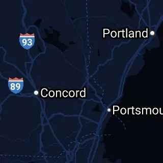 Strafford County, NH Map