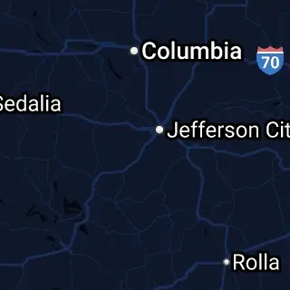 Cole County, MO Map