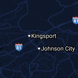 Sullivan County, TN Map