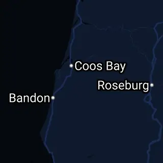 Coos County, OR Map