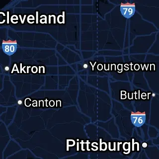 Mahoning County, OH Map