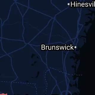 Brantley County, GA Map