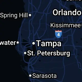Hillsborough County, FL Map