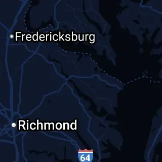 Richmond County, VA Map
