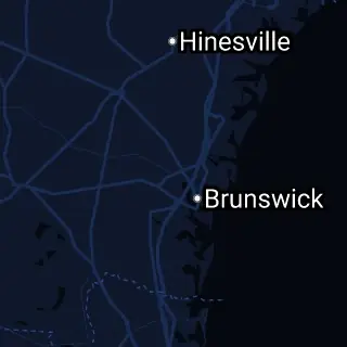 Glynn County, GA Map