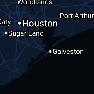 Galveston County, TX Map