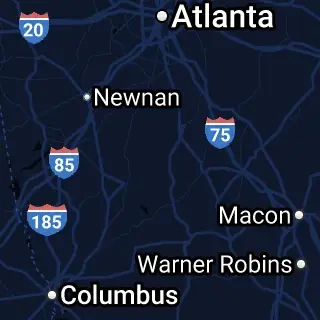 Pike County, GA Map