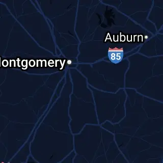 Montgomery County, AL Map