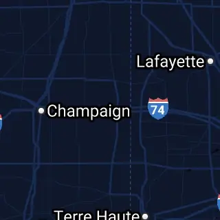 Vermilion County, LA Map