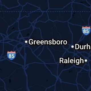 Alamance County, NC Map