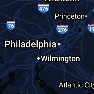 Delaware County, PA Map