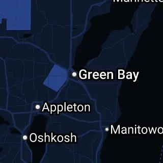 Brown County, WI Map