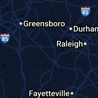 Chatham County, NC Map