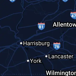 Lebanon County, PA Map