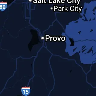 Utah County, UT Map