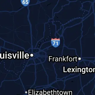 Oldham County, KY Map