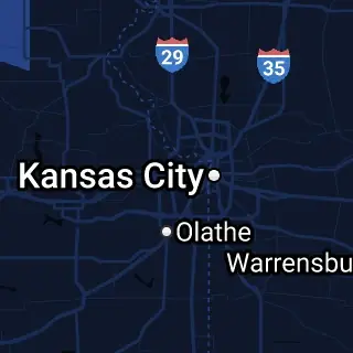 Wyandotte County, KS Map