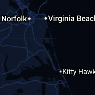 Currituck County, NC Map