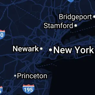 Hudson County, NJ Map