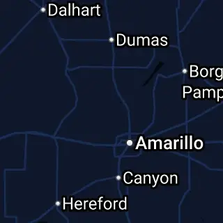 Potter County, TX Map