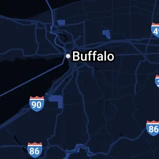 Erie County, NY Map
