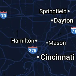 Butler County, OH Map