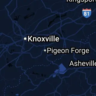Sevier County, TN Map