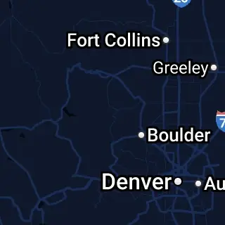 Boulder County, CO Map