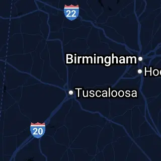 Tuscaloosa County, AL Map