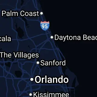 Volusia County, FL Map