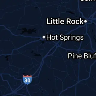 Hot Spring County, AR Map