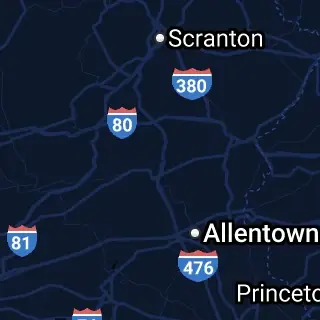 Carbon County, PA Map